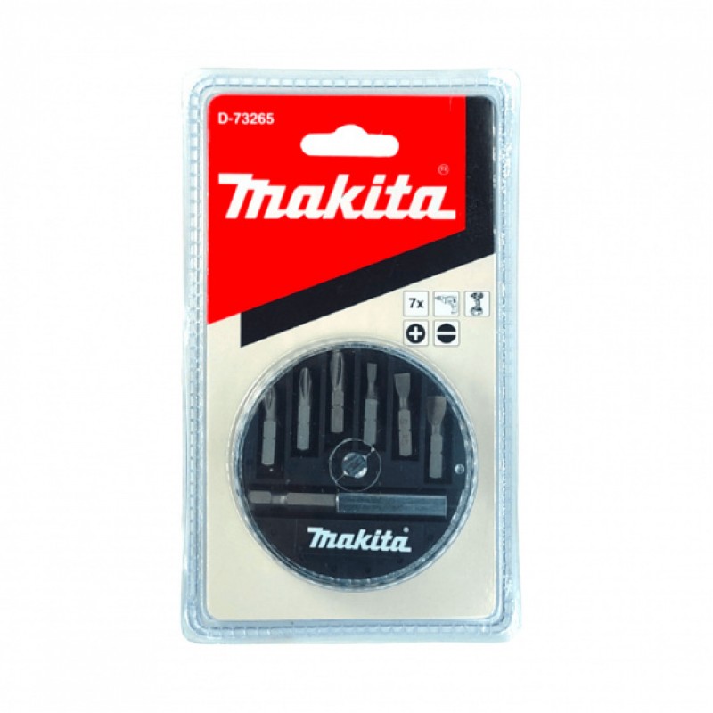 Μύτες με μαγνητική υποδοχή Makita, D-73265, 7 τεμάχια, 25 mm