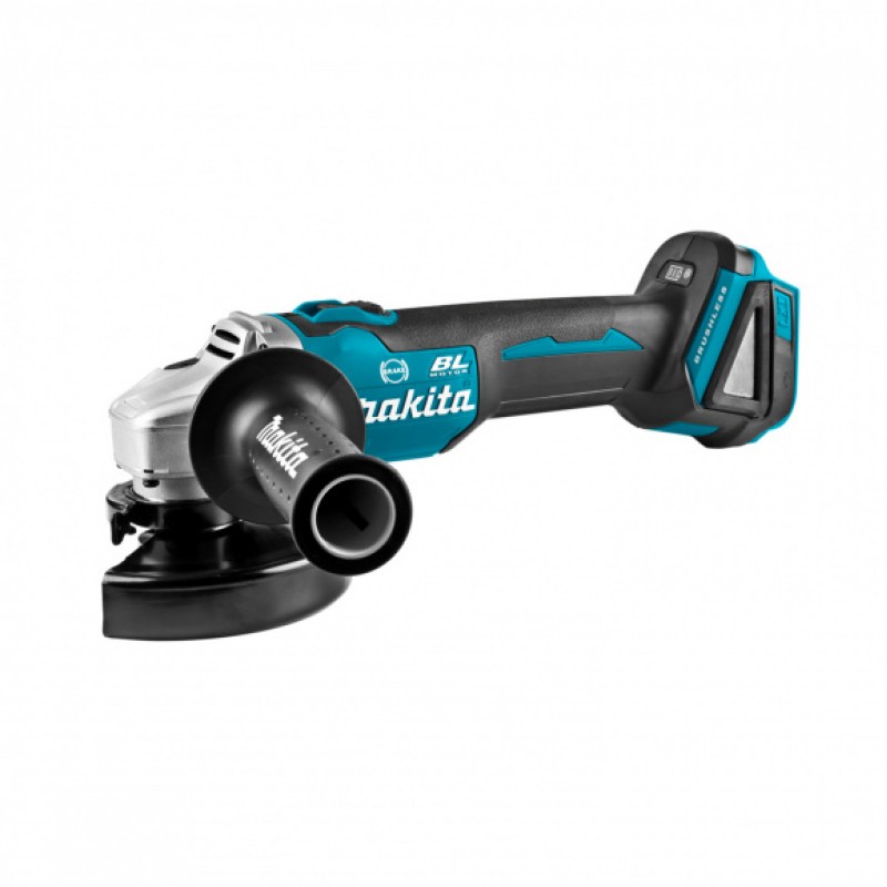 Επαναφορτιζόμενος γωνιακός τροχός Makita DGA506ZJ, 18 V, 125 χιλ., χωρίς μπαταρία και φορτιστή, με βαλίτσα