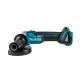 Επαναφορτιζόμενος γωνιακός τροχός Makita DGA506ZJ, 18 V, 125 χιλ., χωρίς μπαταρία και φορτιστή, με βαλίτσα