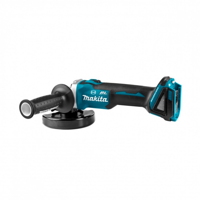 Επαναφορτιζόμενος γωνιακός τροχός Makita DGA506ZJ, 18 V, 125 χιλ., χωρίς μπαταρία και φορτιστή, με βαλίτσα
