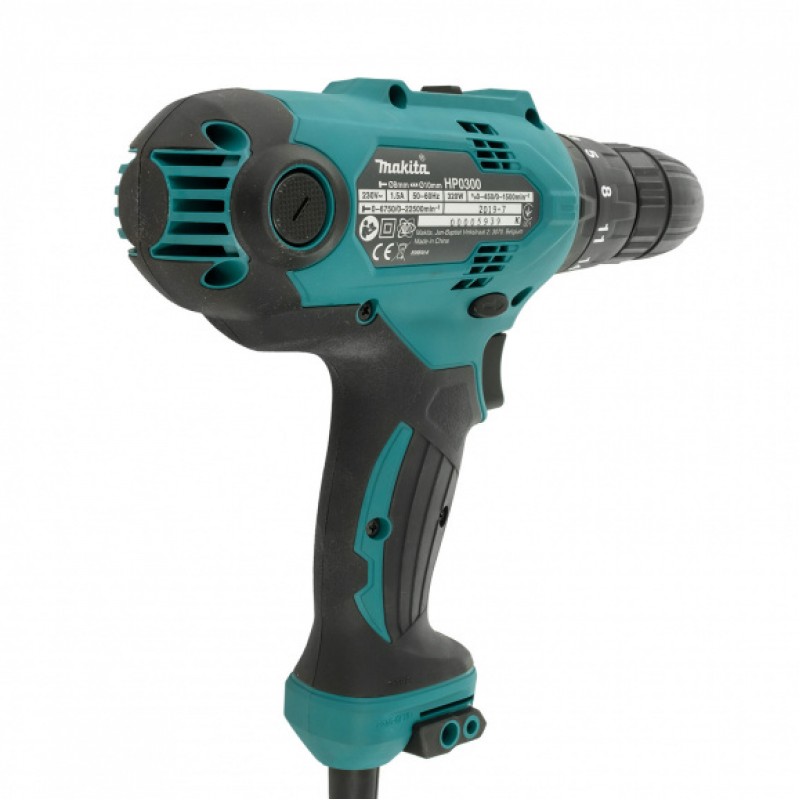 Κρουστικό ηλεκτρικό κατσαβίδι HP0300 Makita / 320 W, 2 ταχύτητες, 42 Nm