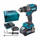 Μπαταριοκίνητο κρουστικό κατσαβίδι MAKITA HP001GM201