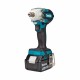 Μπαταριοκίνητο κρουστικό κλειδί Makita DTW301RTJ, 18 V, 5 Ah, 580 Nm, με 2 μπαταρίες και φορτιστή