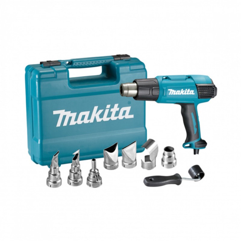 Πιστόλι θερμού αέρα MAKITA HG6531CK, 2000W, 80°-650°C, 200-550λ/λεπτό