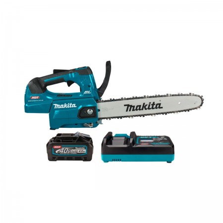Επαγγελματικό αλυσοπρίονο μπαταρίας Makita UC004GM101, XGT, 40 V, 4 Ah, 35 εκ., με μπαταρία και γρήγορο φορτιστή. 