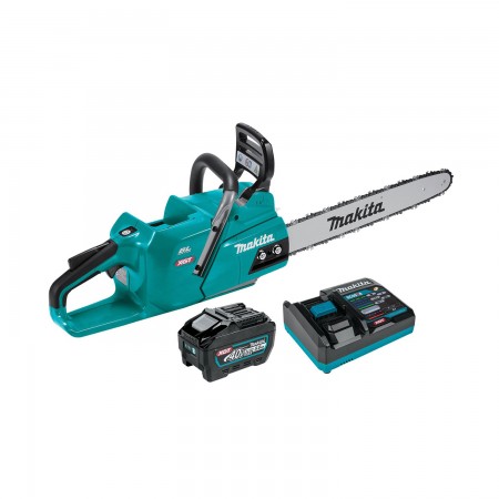 Επαγγελματική αλυσοπρίονο Makita UC013GT101, XGT, 40 V, 5 Ah, 450 χιλιοστά, με μπαταρία και φορτιστή 