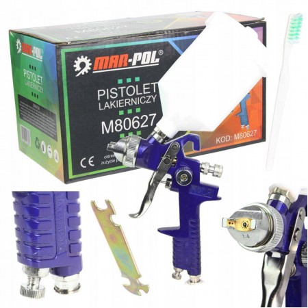 Πιστόλι Βαφής Αέρος Άνω Δοχείου Mar-pol HVLP 1,4 mm M80627