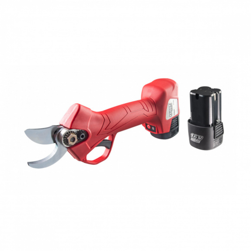 Κλαδευτήρι μπαταρίας Raider RD-PSH02, 16 V, 2x2 Ah, 25 mm, με 2 μπαταρίες, φορτιστή και θήκη μεταφοράς