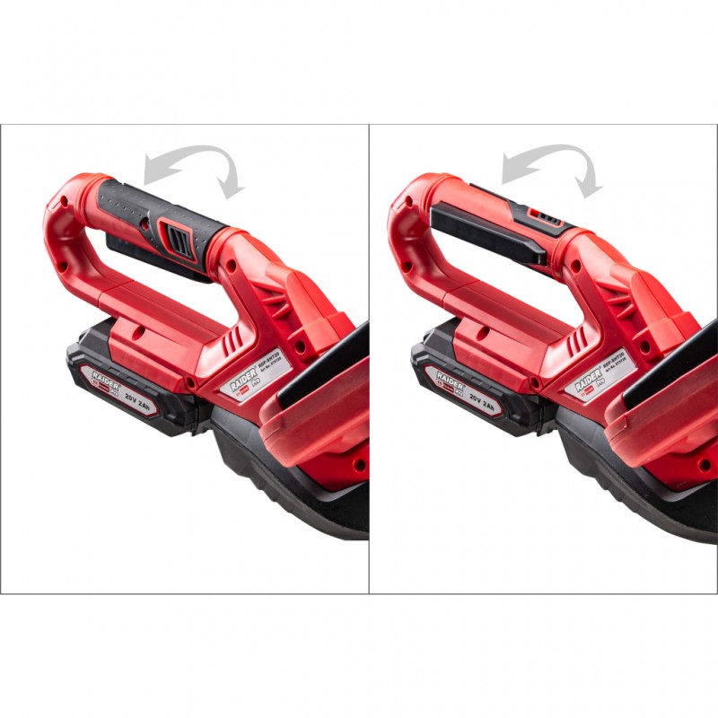 Ασύρματο θαμνοκοπτικό Raider RDP-SHT20 Set, R 20, 20 V, 2 Ah, 56 cm