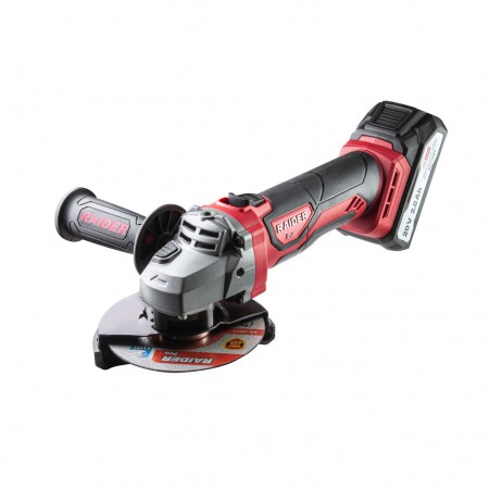 Γωνιακός τροχός μπαταρίας RAIDER RDP-SPAG20 Set, R20, 20 V, 2 Ah, 125 mm