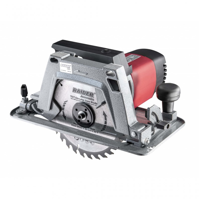 Ηλεκτρικό φορητό κυκλικό πριόνι Raider RDP-CS30, 1800 W, 200 mm