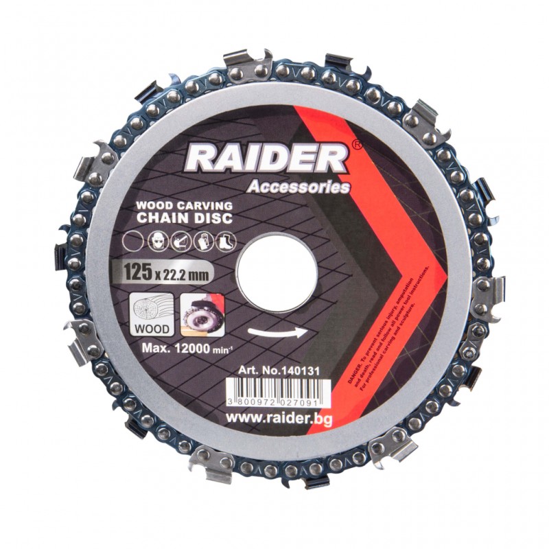 Δίσκος με αλυσίδα για ξύλο Rider 125x22.2 χιλ.
