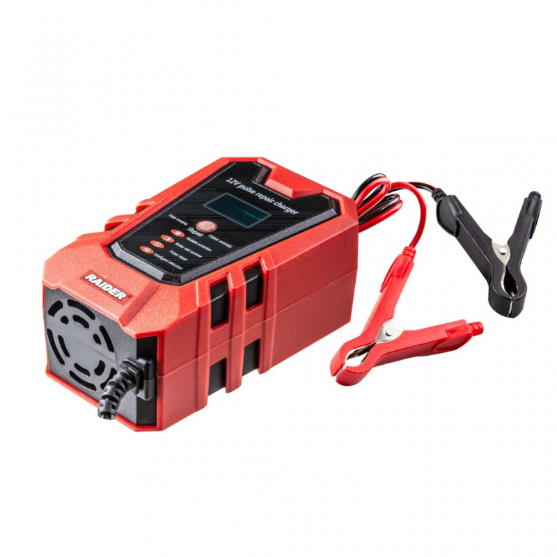 Αντιστροφέας φορτιστής για μπαταρίες RAIDER RD-BC18, 12 V, 75 Ah