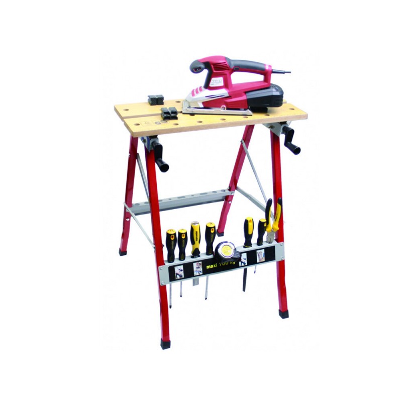 Τραπέζι εργασίας-μέγγενη Raider Power Tools
