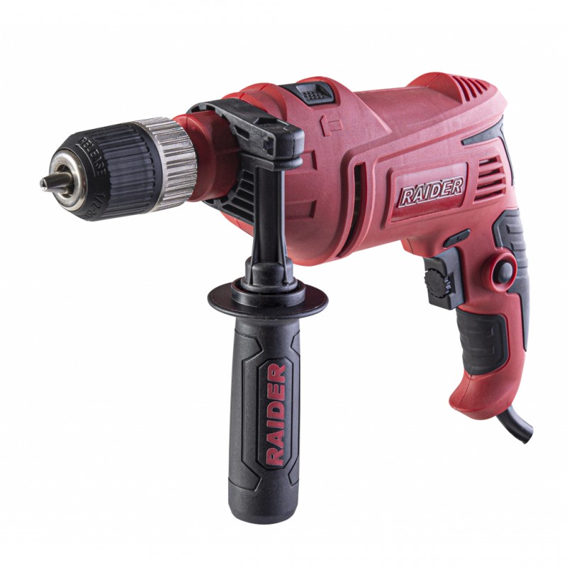 Δράπανο Raider 850W 13mm με αυτόματος σφιγκτήρας και βασικό μεταλλικό δακτύλιο RD-ID36