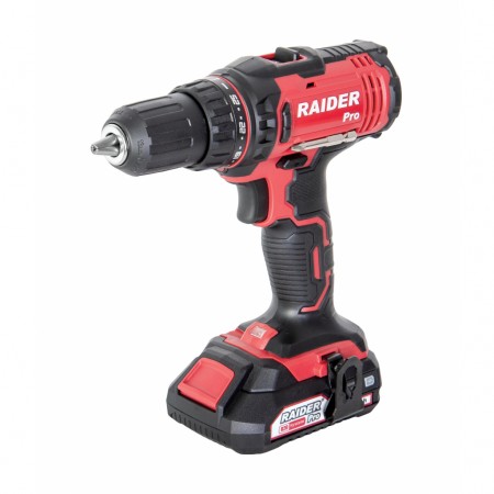 Δράπανο μπαταρίας Raider Li-ion 2-ταχύτητες 13mm 44Nm 20V 2x2.0Ah 1h RDP-SCD20 Σετ