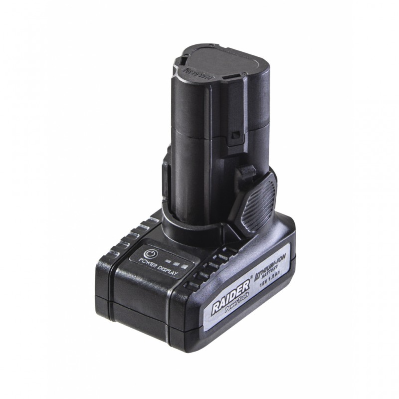 Μηχανισμός διάτρησης μπαταρίας Raider 18V 2-ταχ. 2x1.5Ah 38Nm σε βαλίτσα RD-CDL28