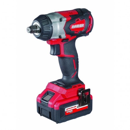 Μπουλονόκλειδο μπαταρίας κρουστικό Raider 20V 4Ah 320Nm χωρίς ψήκτρες σε βαλίτσα RDI-IBW01