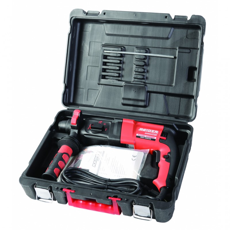 Διατρητικό μηχάνημα 850W Raider 26mm 4 λειτουργίες ρυθμιζόμενες στροφές RDI-HD50