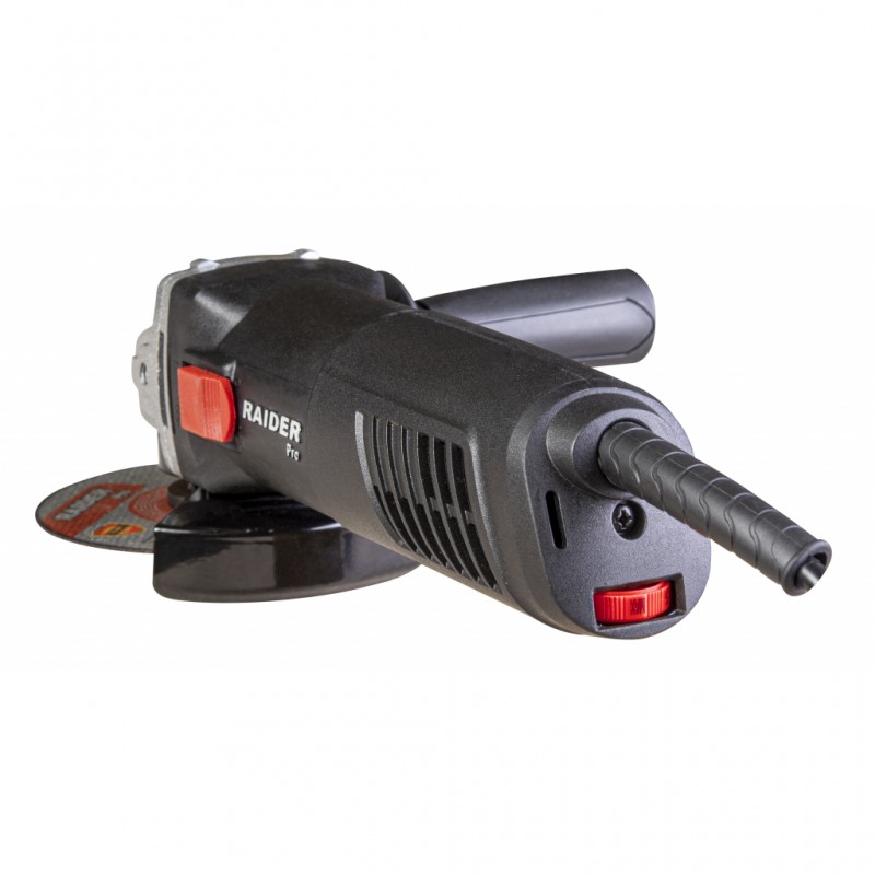 Γωνιακός τροχός Raider 125mm 910W ρυθμ. στροφών RDP-AG43 Έκδοση Black