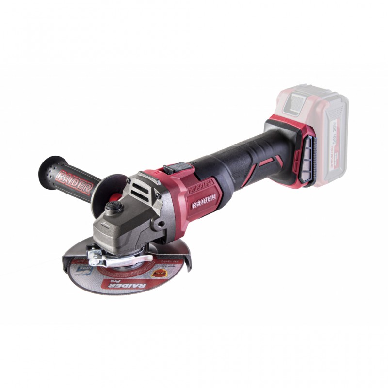 Γωνιακός τροχός Raider 20V 125mm χωρίς ψήκτρες Solo RDI-AGB61