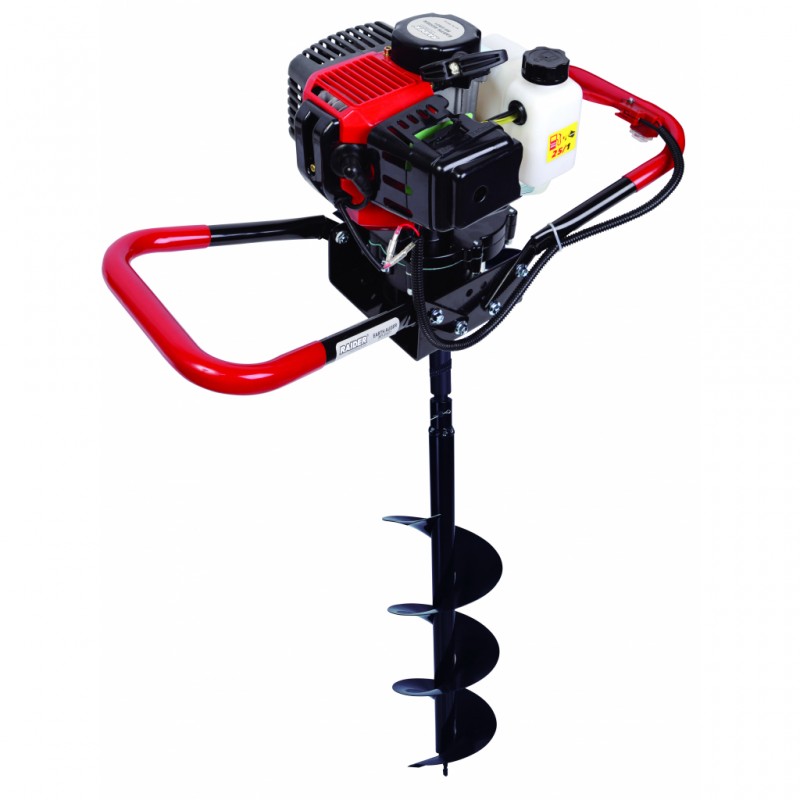 Κινητήρας τρυπανιού Raider 1.65kW (2.2hp) 52cc με τρυπάνι Ø200x820mm RD-EA02 