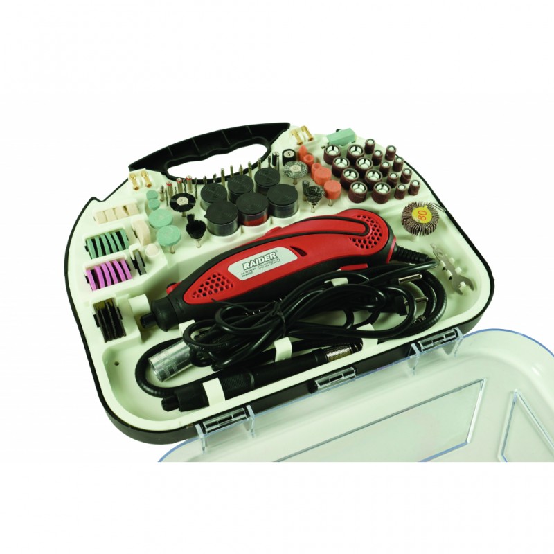 Λειαντήρας ευθύς Raider 135W με καλώδιο 210 αξεσουάρ RD-MG06D
