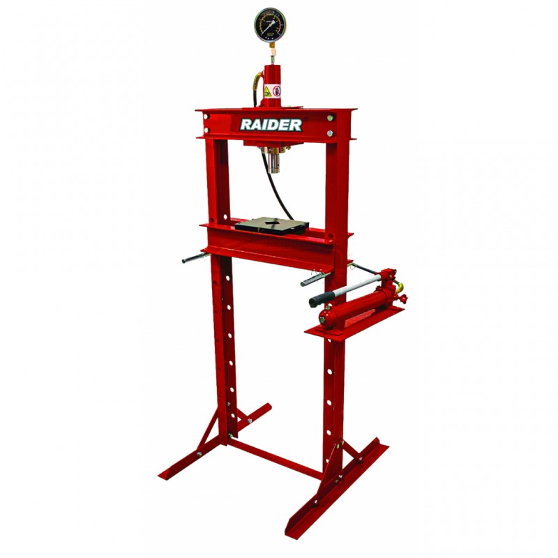 Υδραυλικό πρέσα 12t Raider RD-HP03 με μανόμετρο Power Tools 