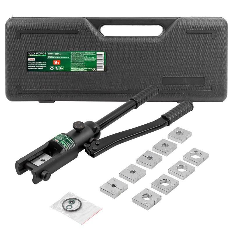 Υδραυλική πρέσα ακροδεκτών RockForce, RF-Y240A, 9T, 16-240 mm² 