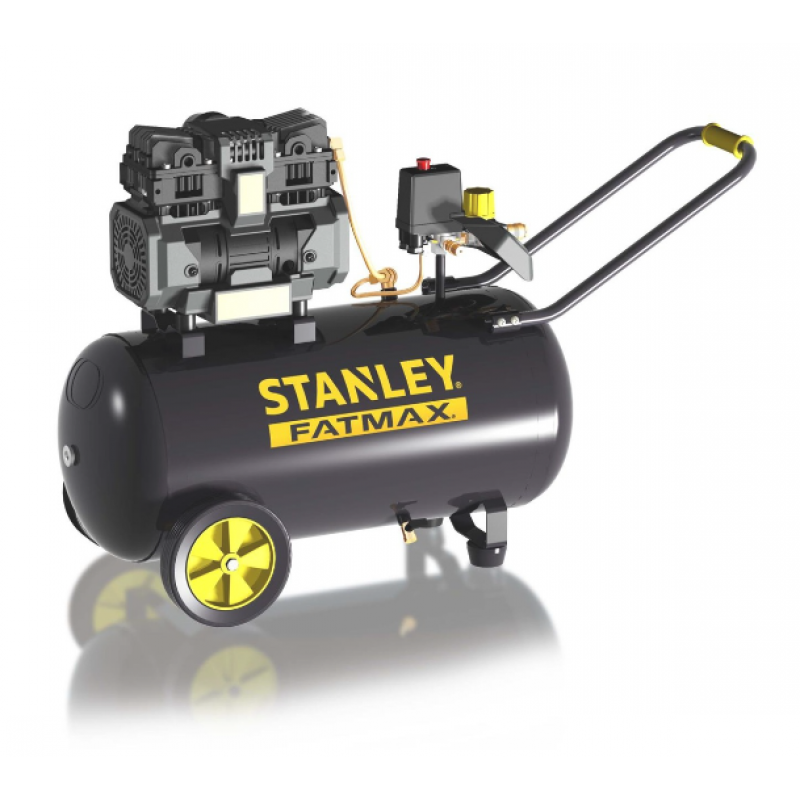 Μονοφασικός άνευ ελαίου συμπιεστής Stanley FMXCMS1550HE, 1.1 kW, 160 λ/λεπτό, 50 λ, 8 bar