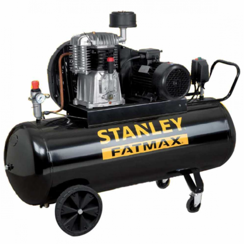 Τριφασικός λιπαντικός συμπιεστής Stanley BA851/11/270, 5.5 kW, 11 μπάρες, 270 λίτρα, 840 λ/λεπτό