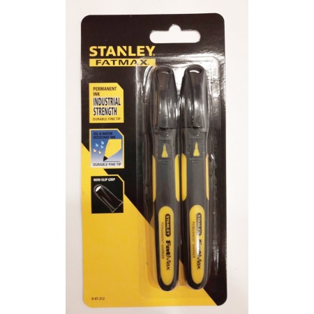 Δείκτης Stanley εξειδικευμένος για σκυρόδεμα, μέταλλο και ξύλο, 2 τεμάχια, μαύρος