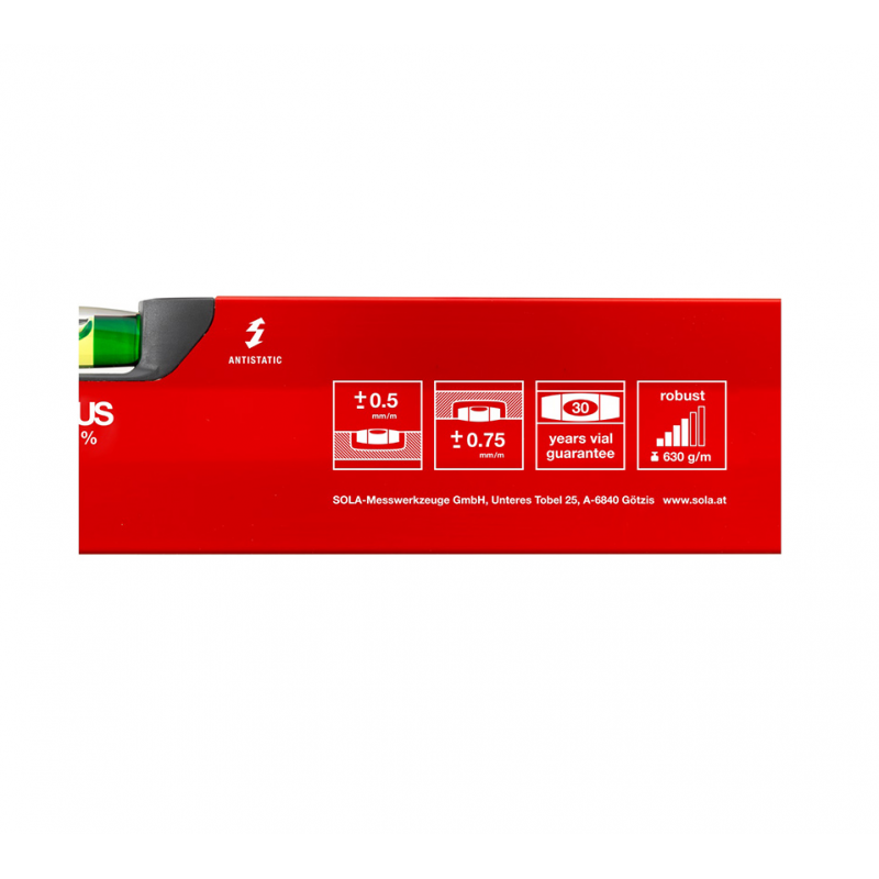 Αλουμινένιο επίπεδο κουτί Sola Box 1500 χιλ., 0.5 χιλ./μ., BIG X 3 150