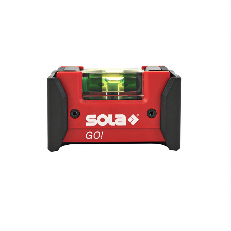 Επίπεδο Mini Sola πλαστικό με κλιπ 75 mm, 1 mm/m, Go!