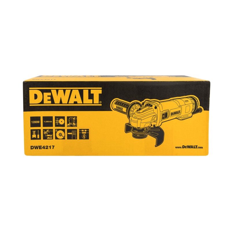 Γωνιακός τροχός DEWALT DWE4217, 1200W, 11000rpm, Ø125mm