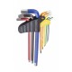 Σετ μακρόστενων έγχρωμων εξάγωνων Topmaster, Torx, TT10-50, 9 τμχ, 390174