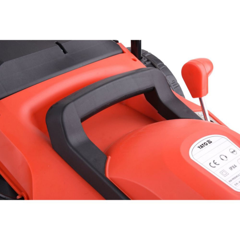 Ηλεκτρική χλοοκοπτική μηχανή YATO, YT 85205, 1800 W, 380 mm, δοχείο 50 L 