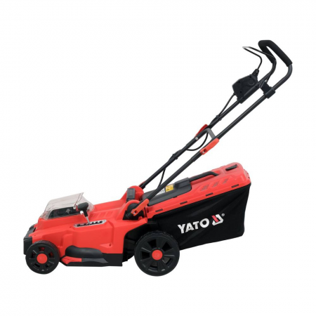 Μηχανή γκαζόν με συλλέκτη YATO, YT 85223, 37 εκ., 2 x 18 V, χωρίς μπαταρία 