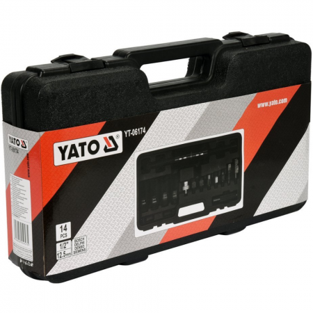 Κιτ αφαίρεσης μπεκ ντίζελ YATO, YT 06174, 1/2", 14 τεμάχια