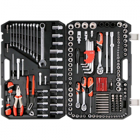 Σετ εργαλείων YATO, YT 38941, 1/4″, 3/8″, 1/2″, CrV, 225 τεμάχια