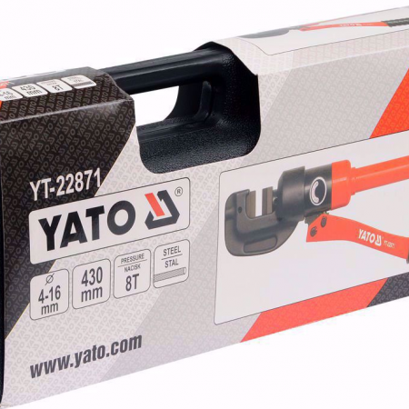 Χειροκίνητο υδραυλικό ψαλίδι YATO, YT 22871, 4 – 16 мм