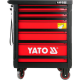 Καρότσι εργαλείων YATO, YT 5530, 6 συρτάρια, 430 κιλά, 177 κομμάτια 