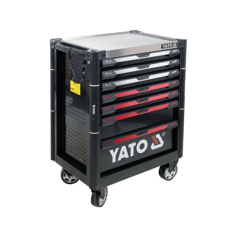 Καρότσι εργαλείων YATO, YT 55308, 7 συρτάρια, 157 τεμάχια
