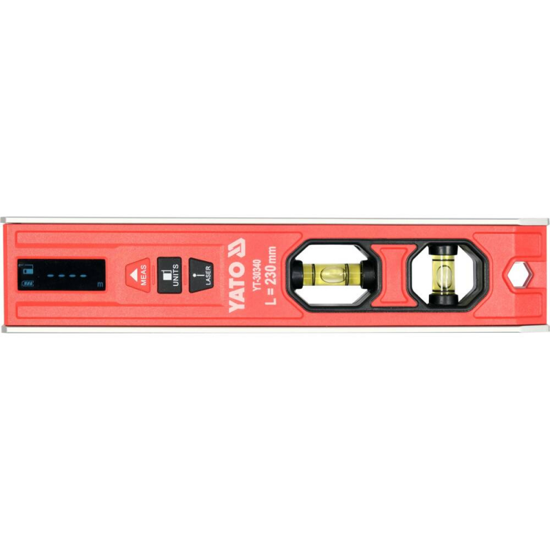 Ψηφιακό αλφάδι με λέιζερ YATO, YT 30340, Alu, 230 mm