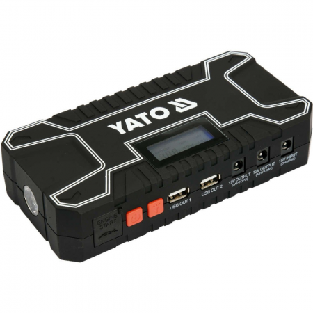 Μπαταρία εκκίνησης έκτακτης ανάγκης YATO, YT 83082 USB, 12000 mAh