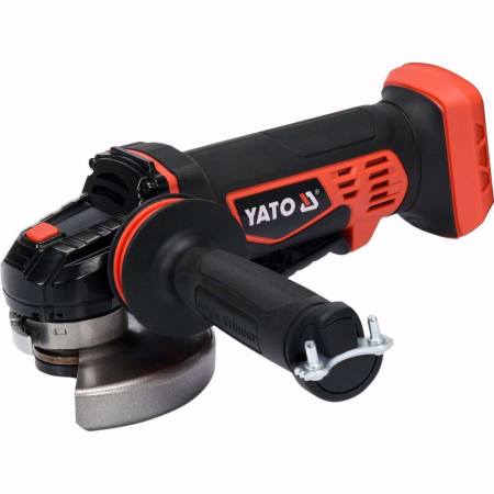 Επαναφορτιζόμενος γωνιακός τροχός YATO, YT 82827, 18 V, Φ 125 mm, χωρίς μπαταρία