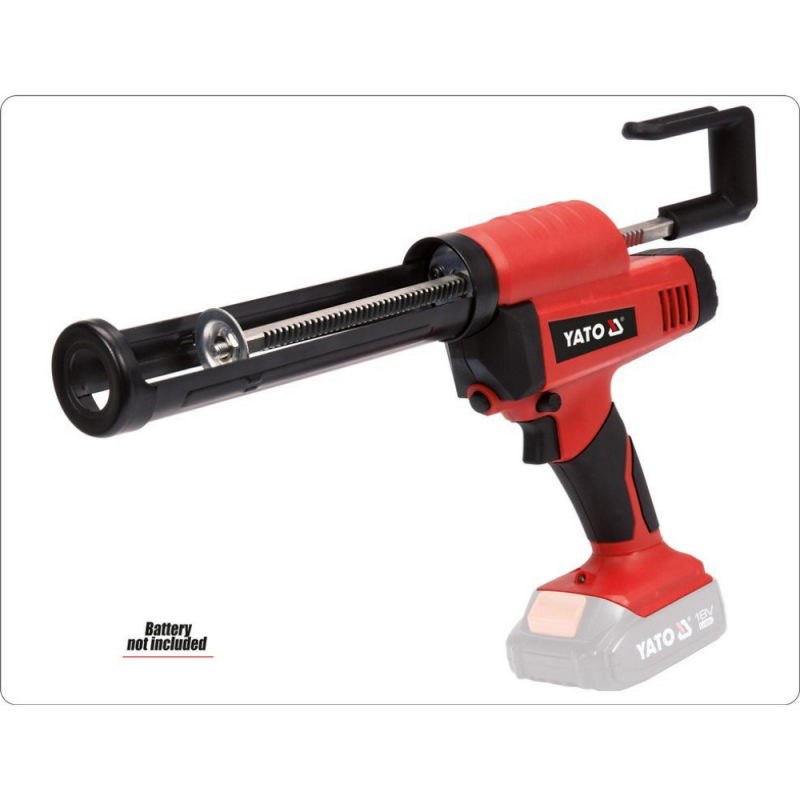 Πιστόλι σιλικόνης μπαταρίας YATO, YT 82889, 18 V, χωρίς μπαταρία