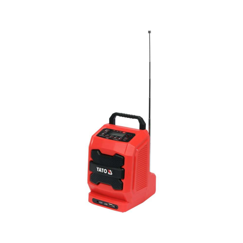 Ραδιόφωνο YATO, YT 82940, 18V/220V, 3W, Bluetooth, AUX-IN, USB