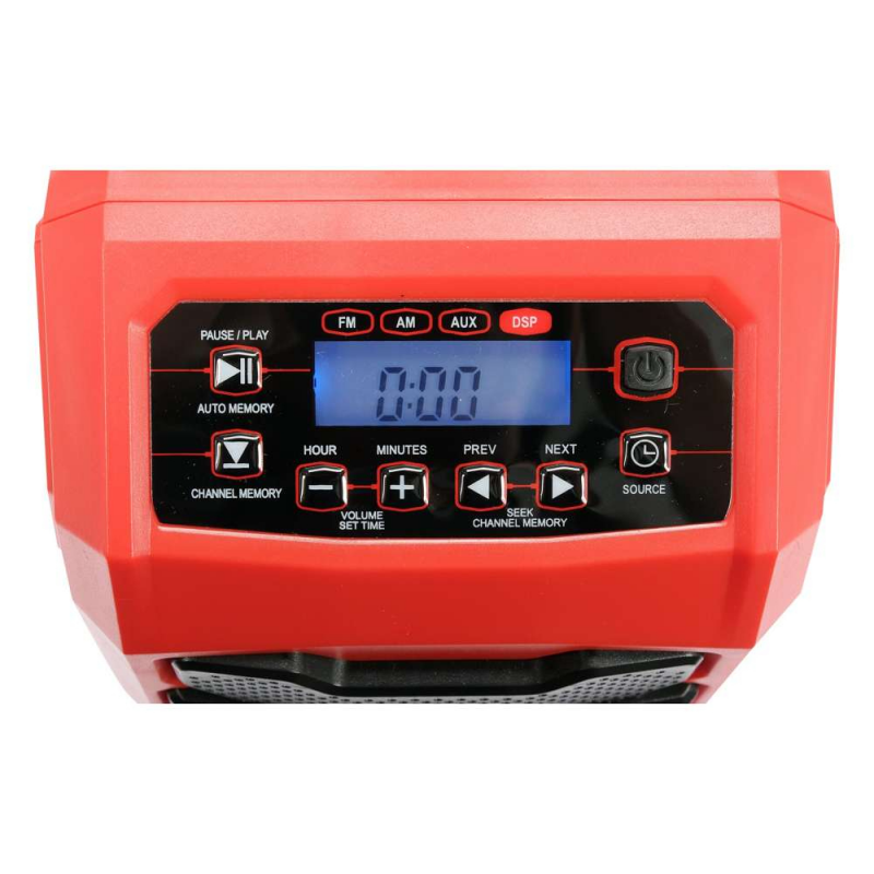 Ραδιόφωνο YATO, YT 82940, 18V/220V, 3W, Bluetooth, AUX-IN, USB