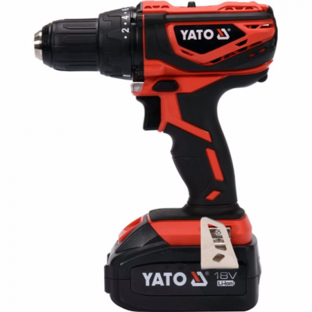 Μπαταριοκίνητο κατσαβίδι YATO, YT 82784, 18 V, 2 x 3.0 Ah